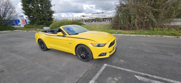 Ford Mustang GT BM V8 5.0 Cabriolet 421 CH, 1ERE MAIN, Garantie, MALUS INCLUS – Image 4