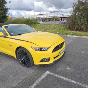 Ford Mustang GT BM V8 5.0 Cabriolet 421 CH, 1ERE MAIN, Garantie, MALUS INCLUS