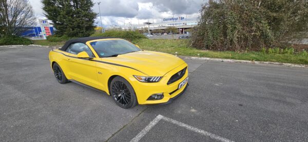 Ford Mustang GT BM V8 5.0 Cabriolet 421 CH, 1ERE MAIN, Garantie, MALUS INCLUS