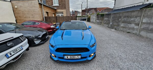 Ford Mustang GT BM V8 5.0 Coupé 421 CH, 1ERE MAIN, Garantie GRABBER BLUE BLACK SHADOW EDITION – Image 10