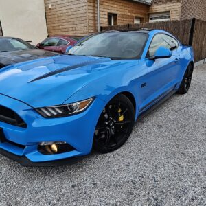 Ford Mustang GT BM V8 5.0 Coupé 421 CH, 1ERE MAIN, Garantie GRABBER BLUE BLACK SHADOW EDITION