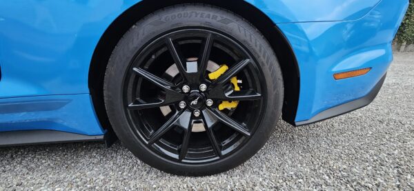 Ford Mustang GT BM V8 5.0 Coupé 421 CH, 1ERE MAIN, Garantie GRABBER BLUE BLACK SHADOW EDITION – Image 14
